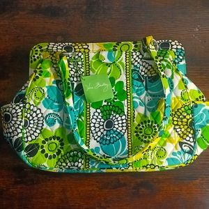 Vera Bradley Frame Bag Lime's up